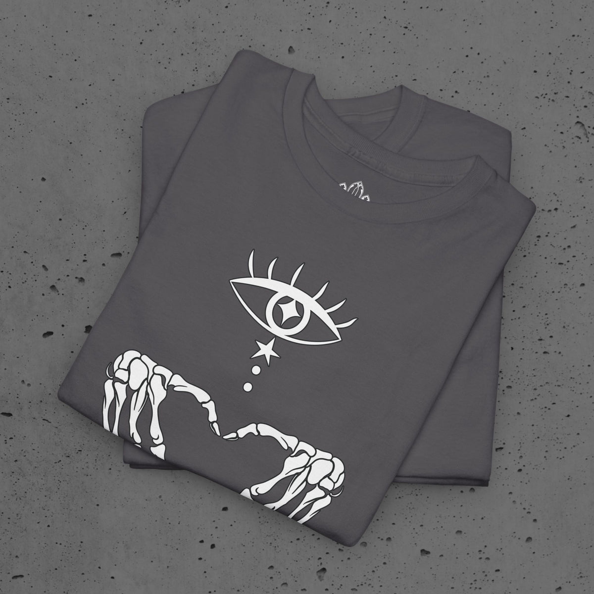 Skeleton Hands Animal Lover Tee — I Love Cats & Dogs Gothic Graphic