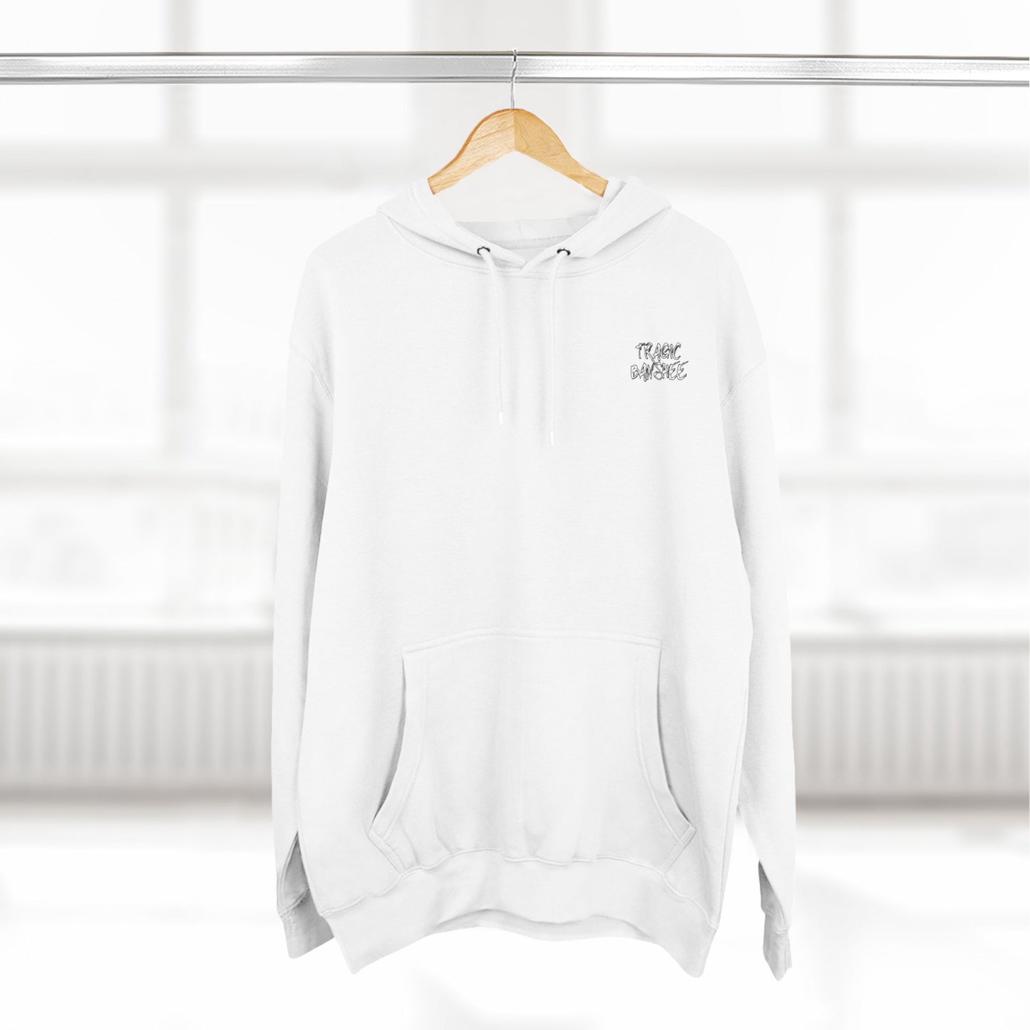 Tragic Banshee Unisex Pullover Softstyle Hoodie, Irish Punk Style Design