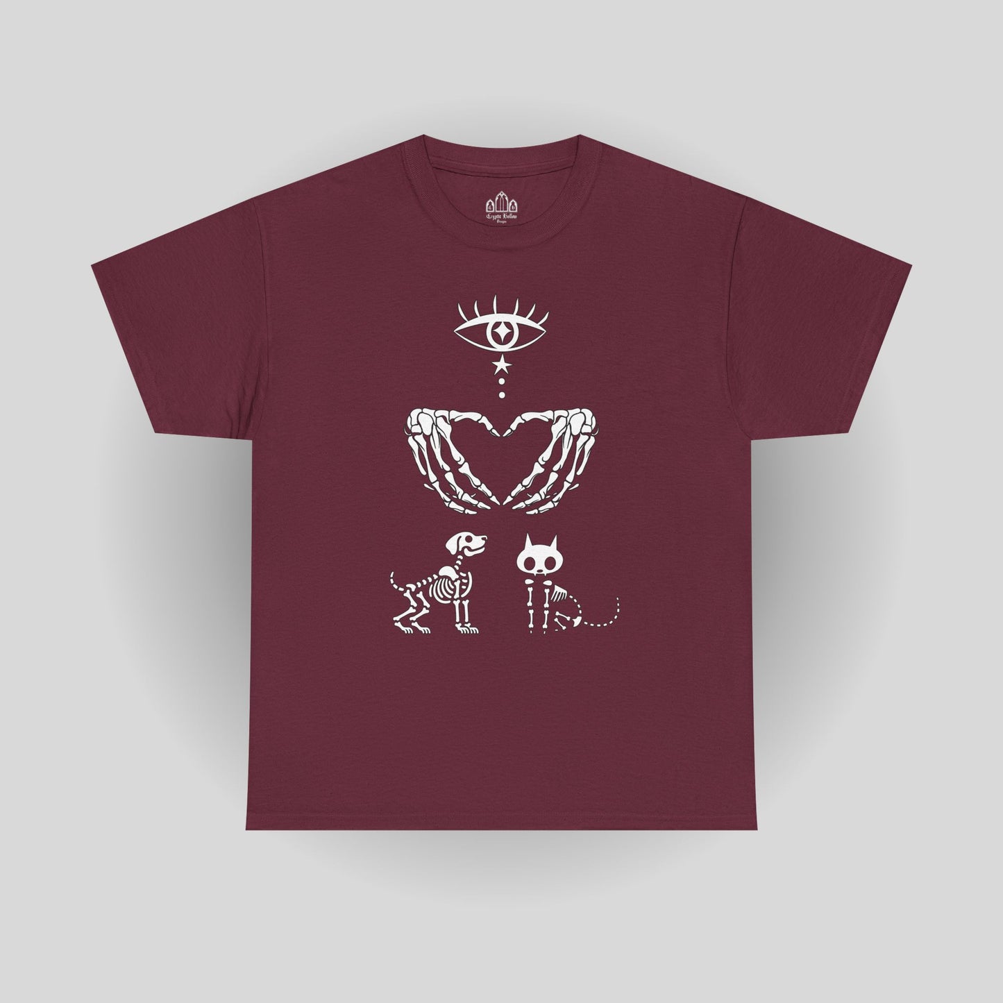 Skeleton Hands Animal Lover Tee