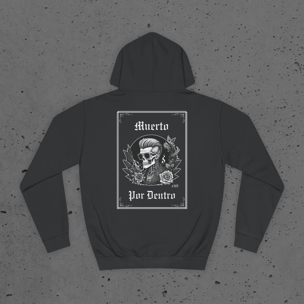 Skeleton Unisex Hoodie - Dead Inside 'Muerto Pro Dentro' Design