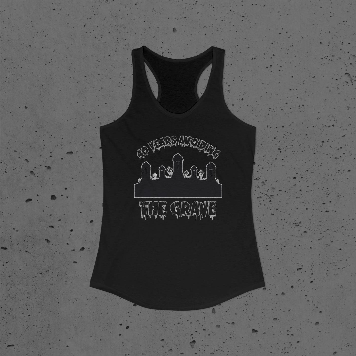 Goth 40th Birthday Spooky Top