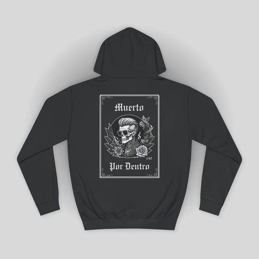 Skeleton Unisex Hoodie - Dead Inside 'Muerto Pro Dentro' Design
