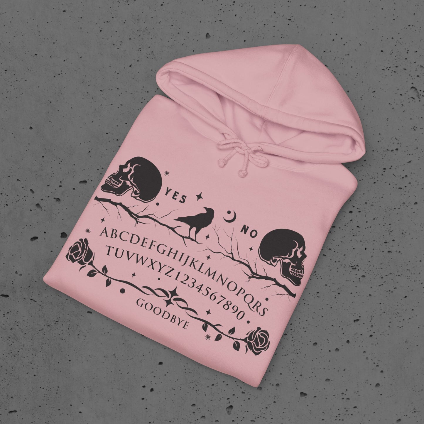 Ouija Skull Hoodie — Cryptic Hollow Designs