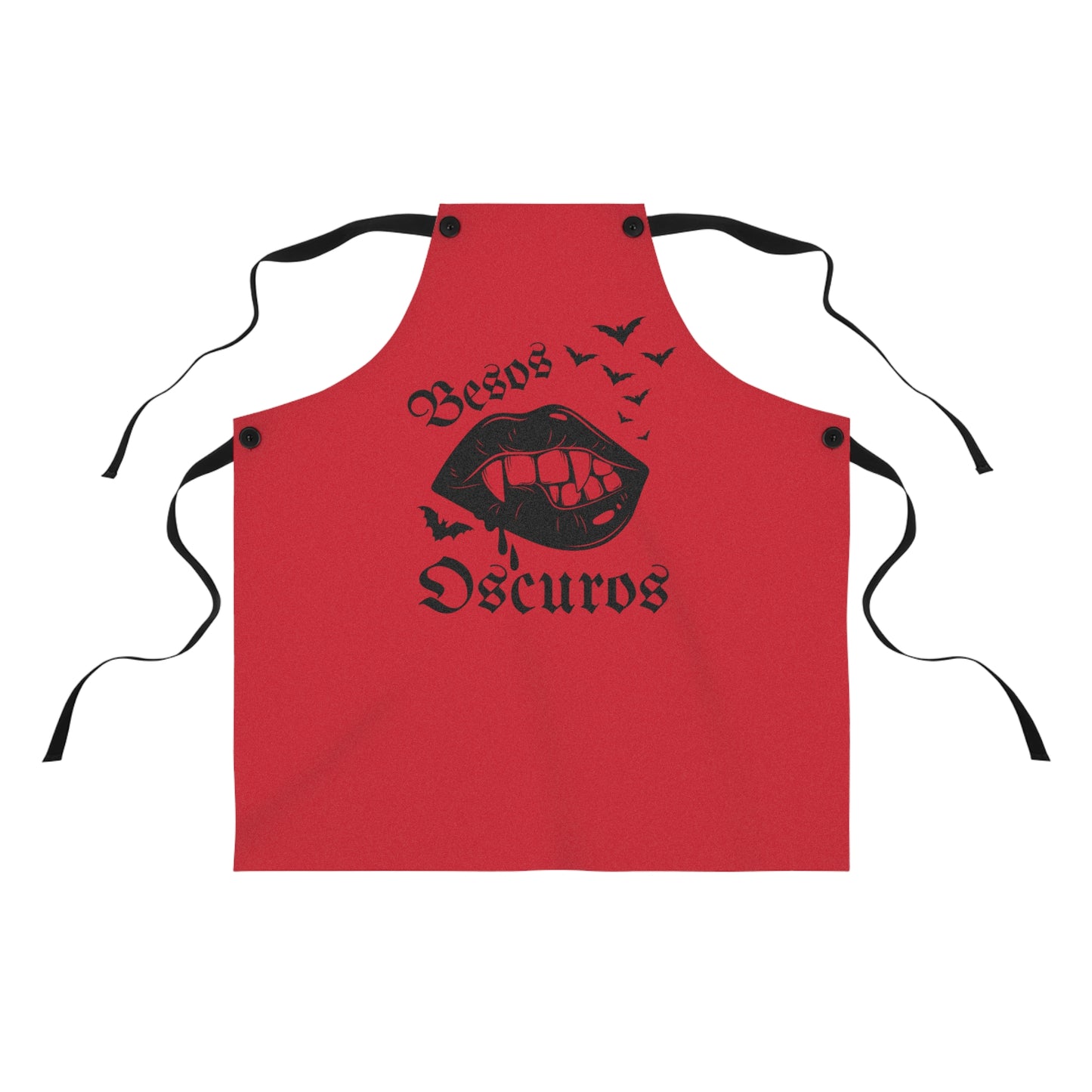 Horror Apron with Vampire Kisses, Besos Oscuros Design