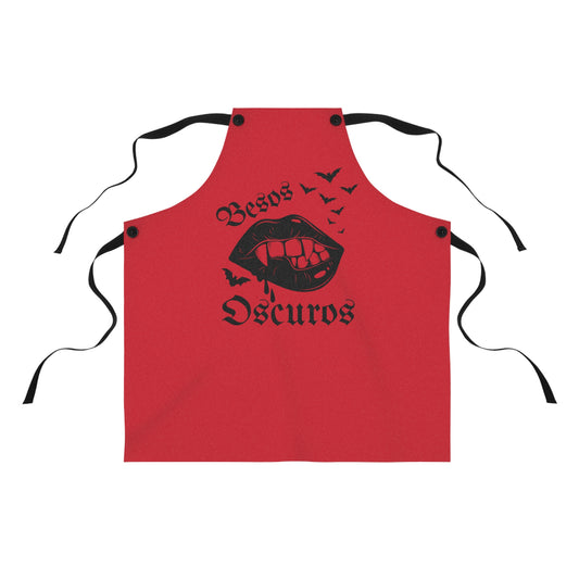 Horror Apron with Vampire Kisses, Besos Oscuros Design