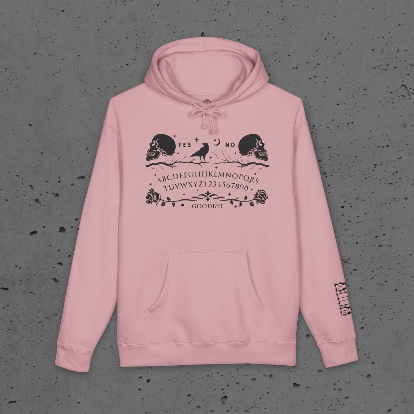 Ouija Skull Hoodie — Cryptic Hollow Designs