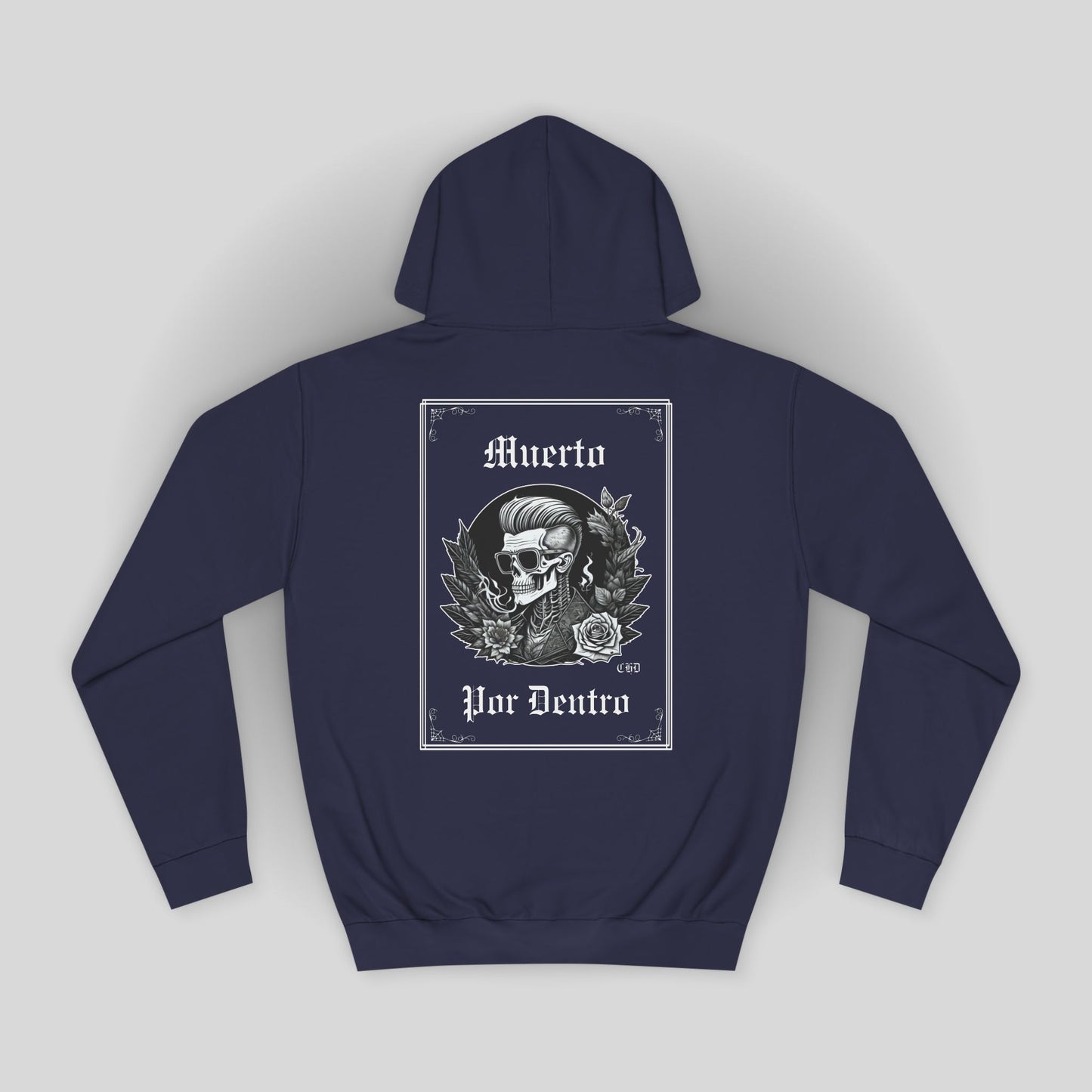 Skeleton Unisex Hoodie - Dead Inside 'Muerto Pro Dentro' Design