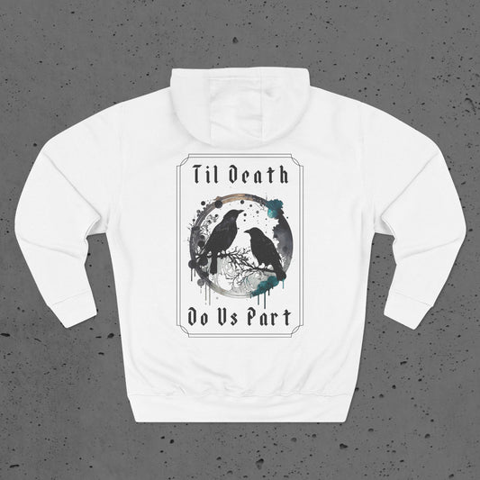 Raven Dark Romance Til Death Gothic Hoodie