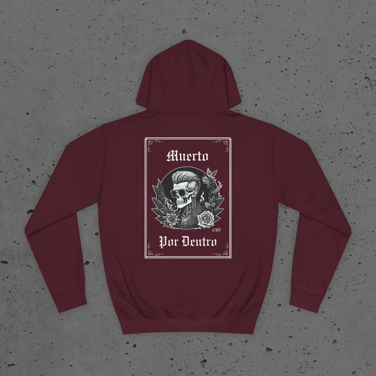 Skeleton Unisex Hoodie - Dead Inside 'Muerto Pro Dentro' Design