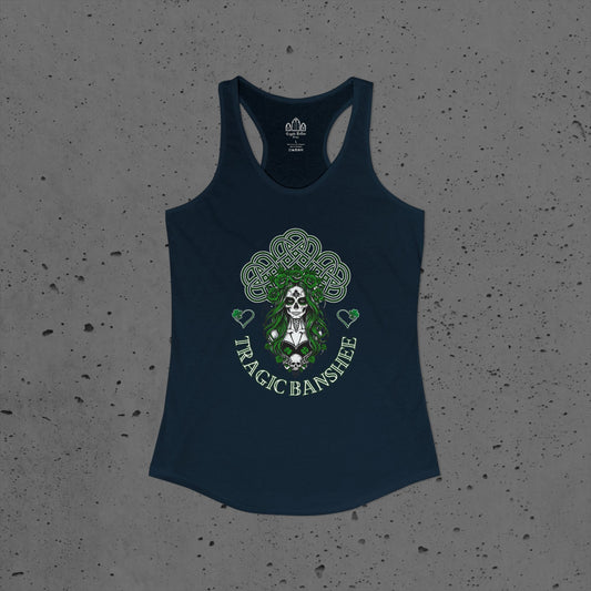 Irish Banshee Racerback Tank — Ireland Horror Style