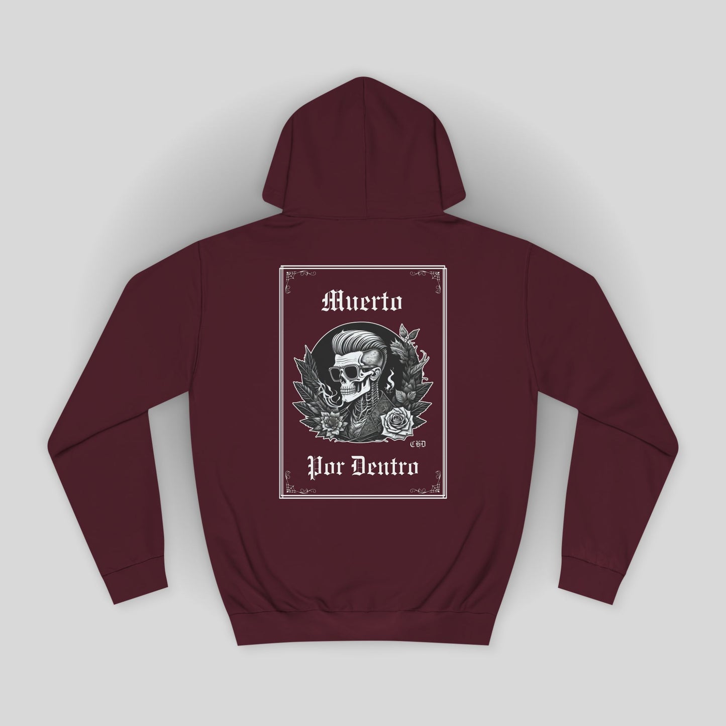 Skeleton Unisex Hoodie - Dead Inside 'Muerto Pro Dentro' Design