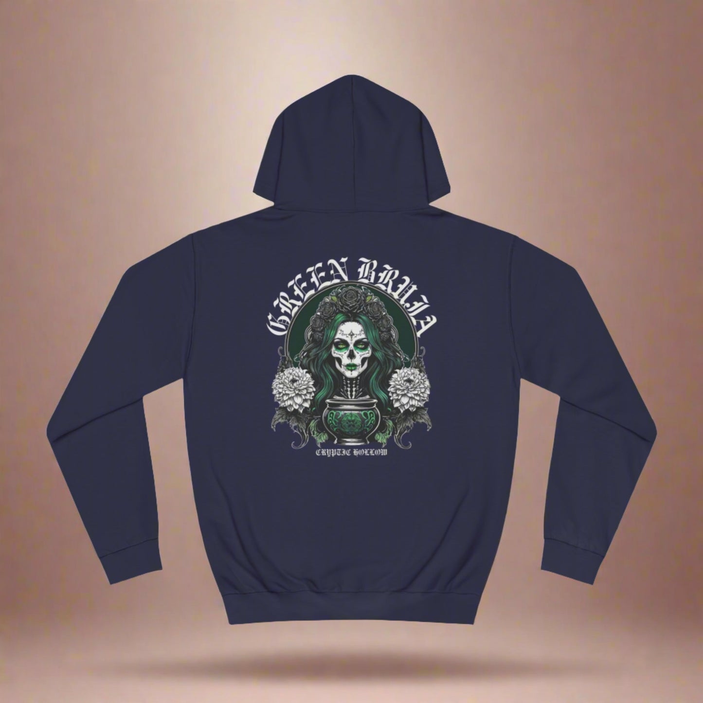 Green Bruja Unisex College Hoodie