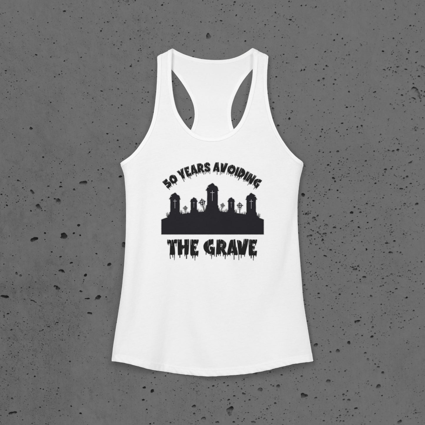 Goth Spooky 50th Birthday Women's Tank Top