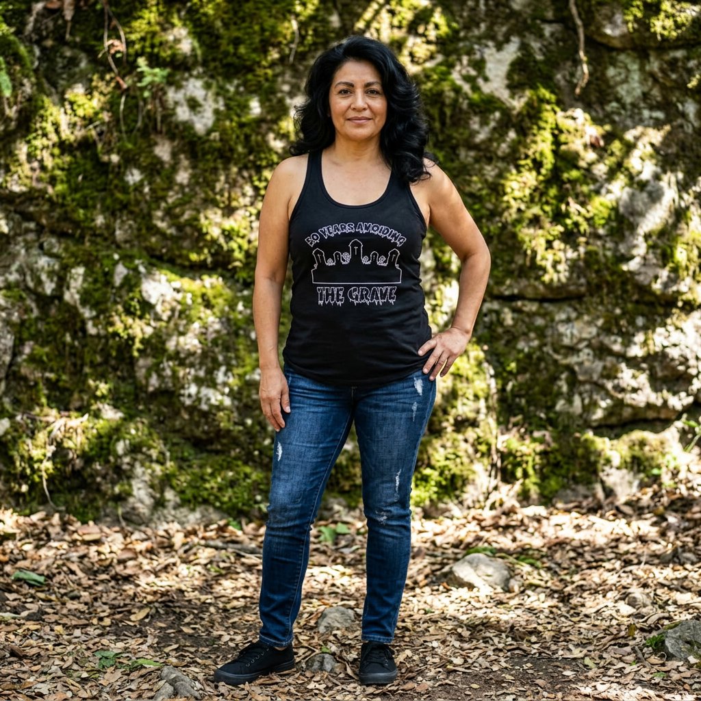 Goth Spooky 50th Birthday Women's Tank Top