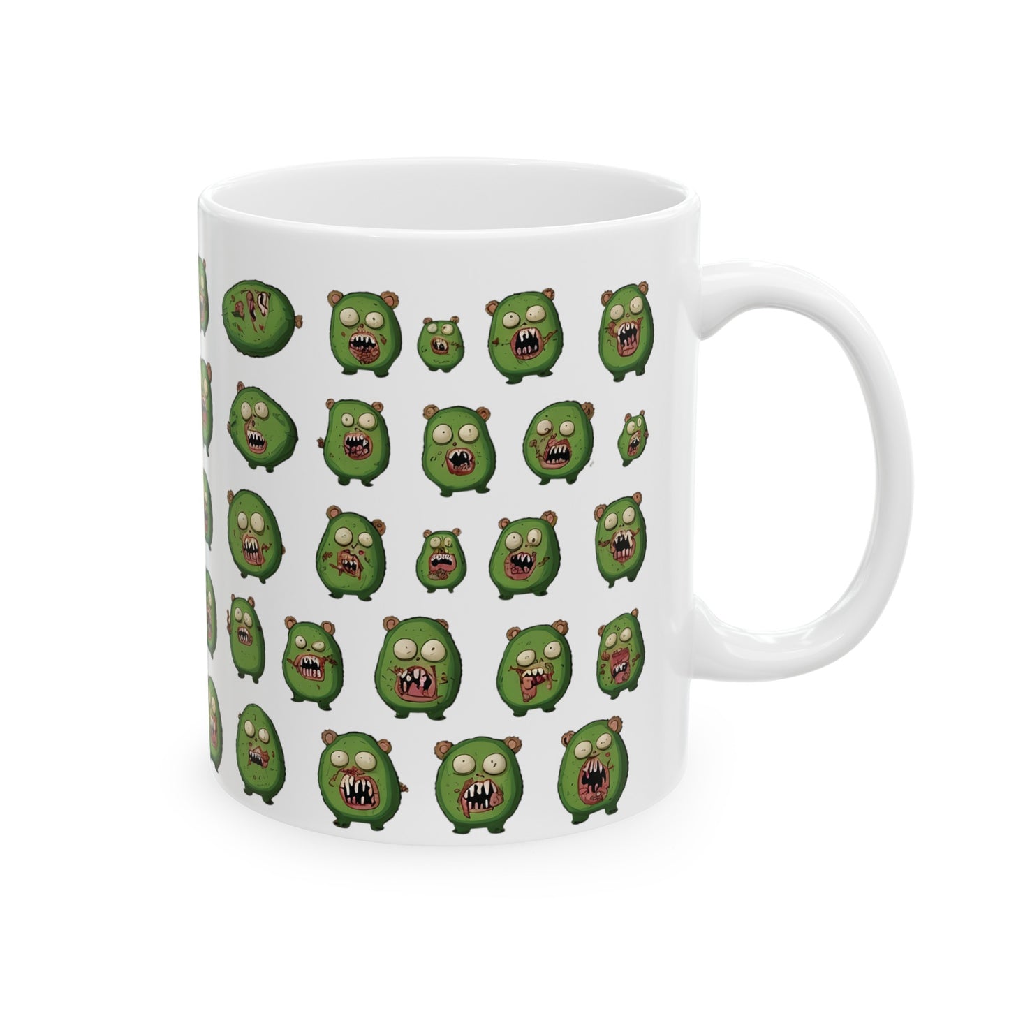 Zombie Avocado Ceramic Mug