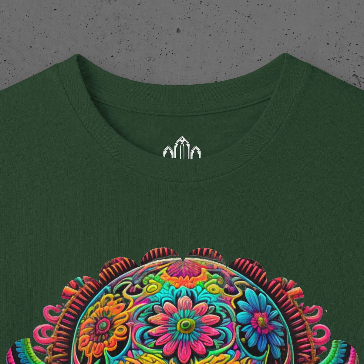 Psychedelic Sugar Skull Long Sleeve Tee