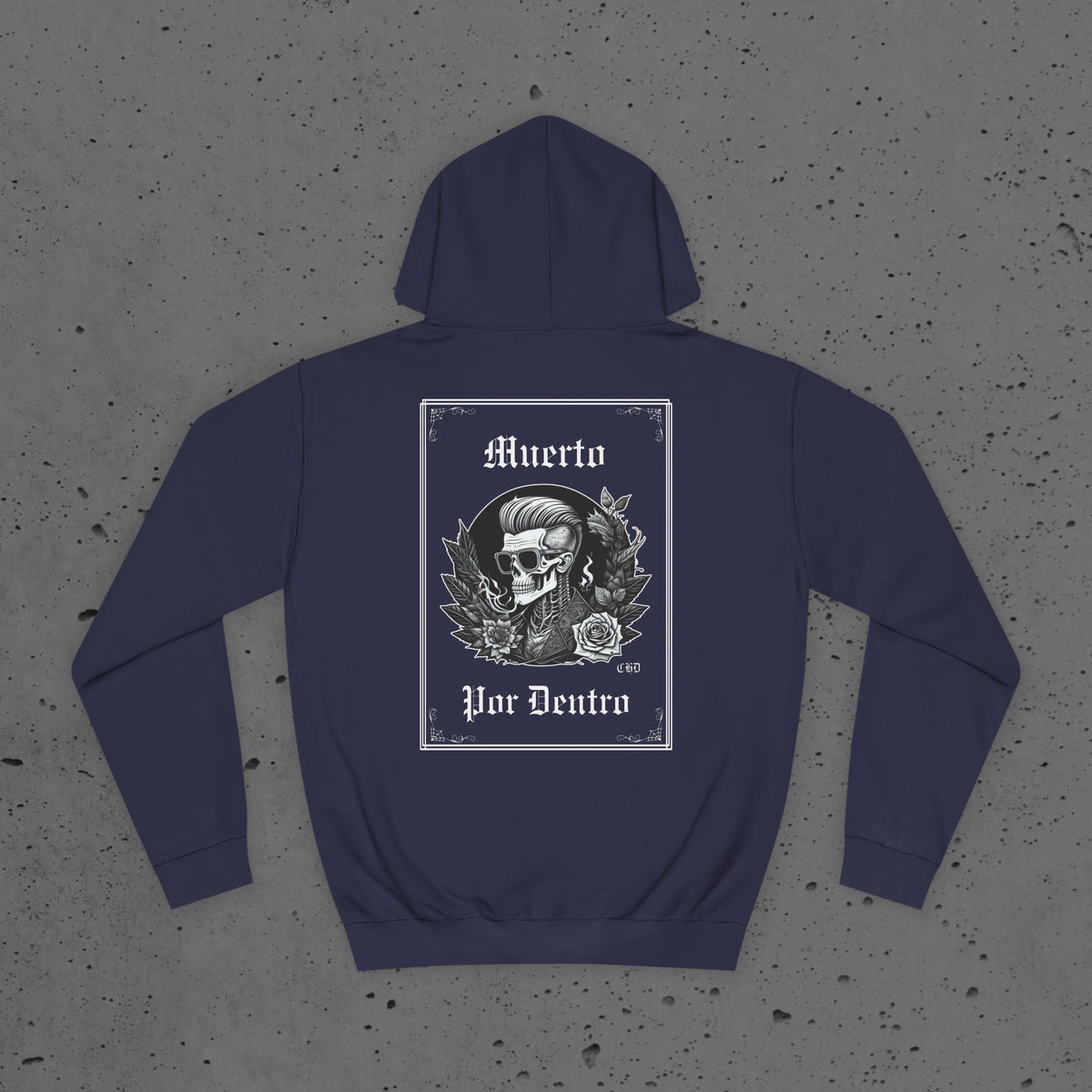 Skeleton Unisex Hoodie - Dead Inside 'Muerto Pro Dentro' Design