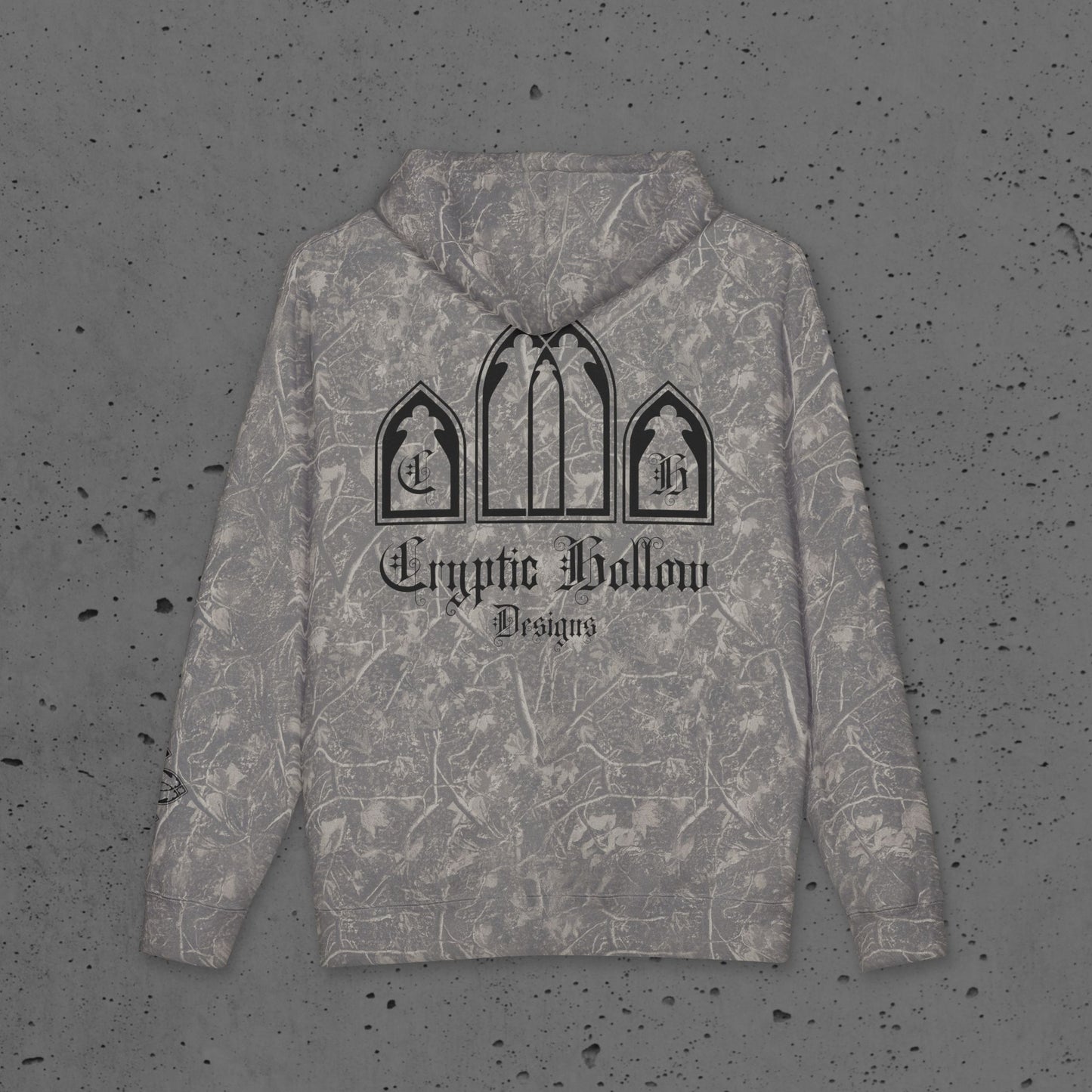 Ouija Skull Hoodie — Cryptic Hollow Designs