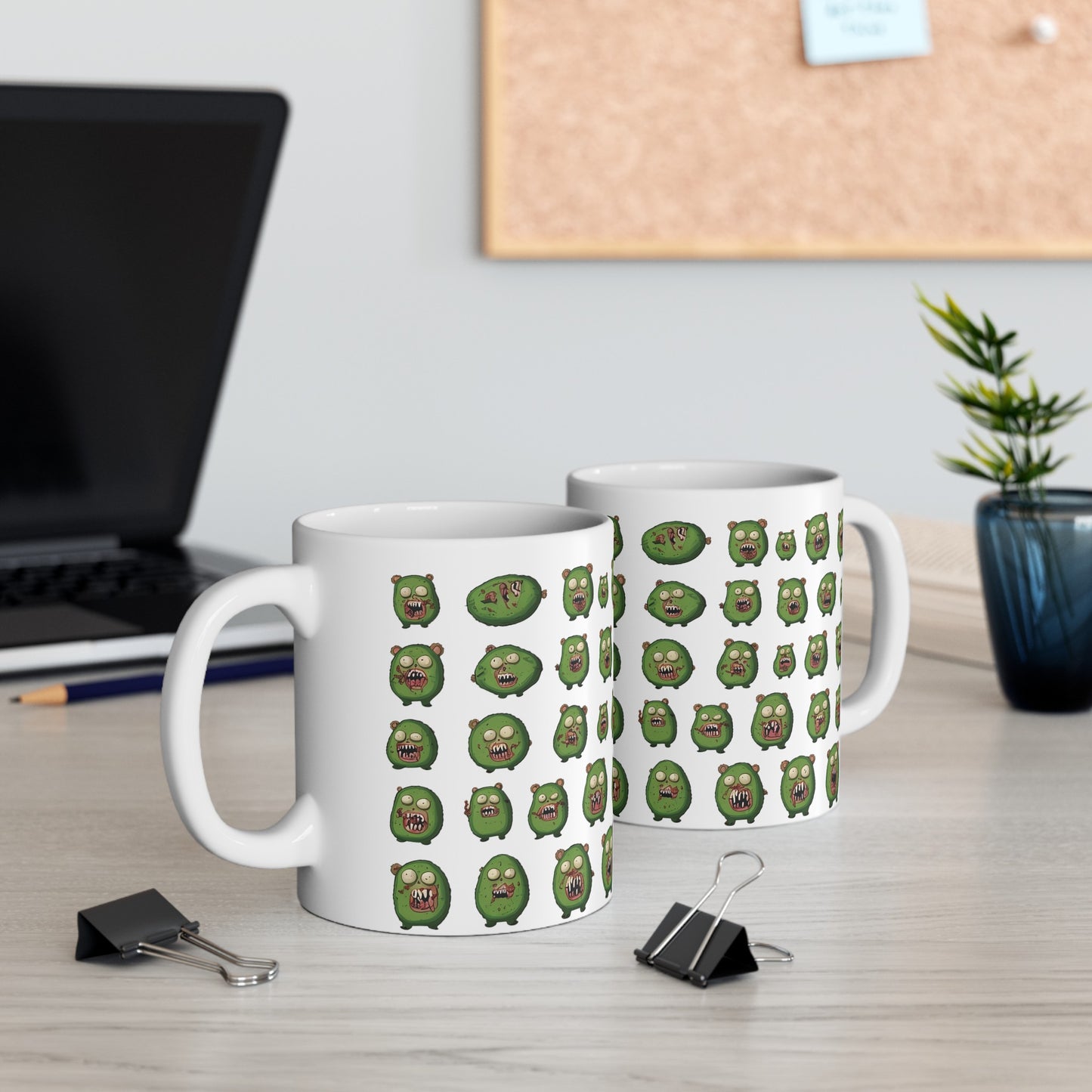 Zombie Avocado Ceramic Mug