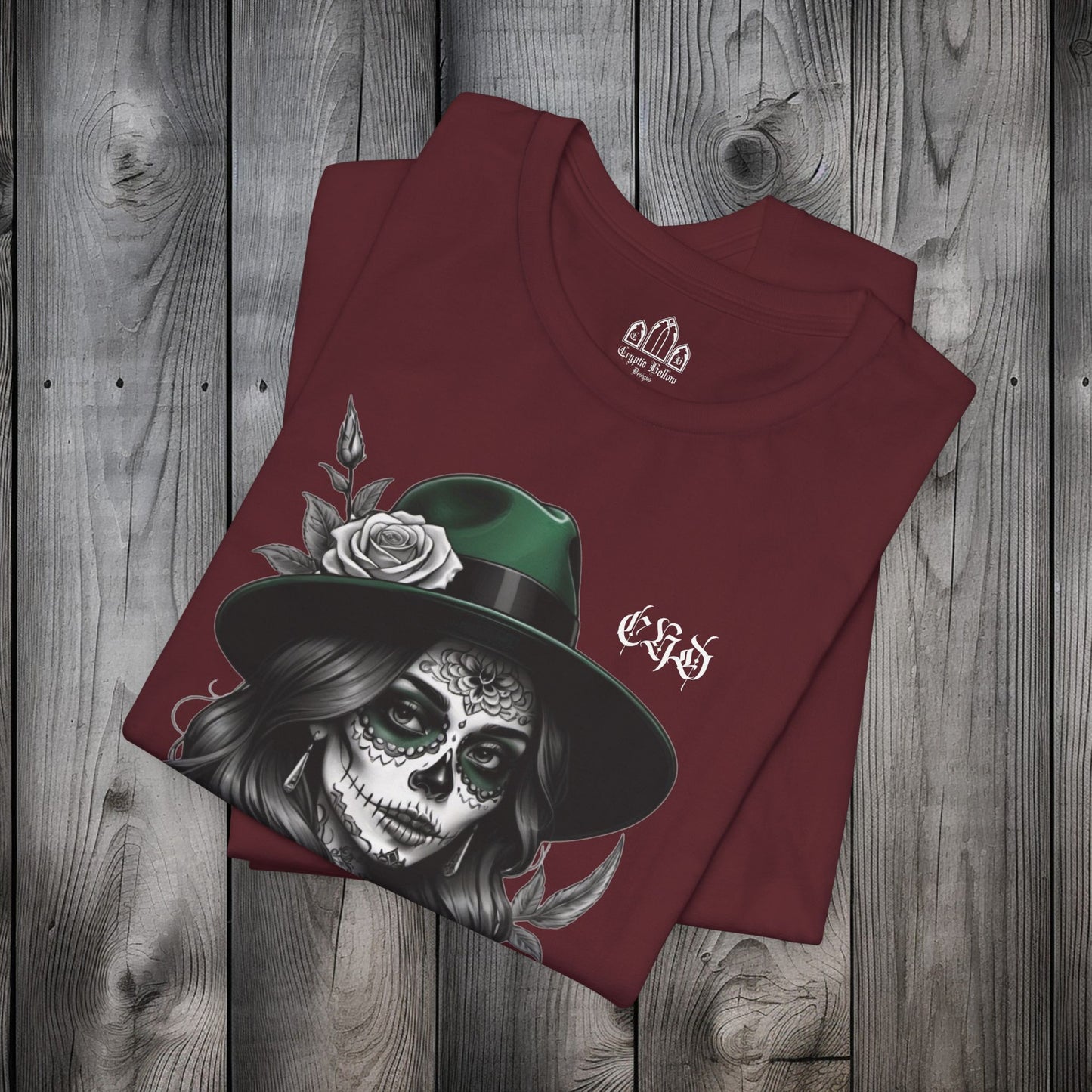 Chola Califas Unisex Tee - California Love and Fedora Design