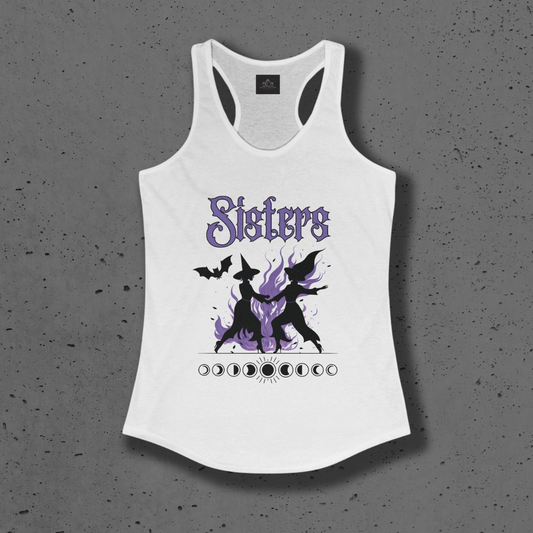 Sister Witches Dancing Women's Racerback Tank Top